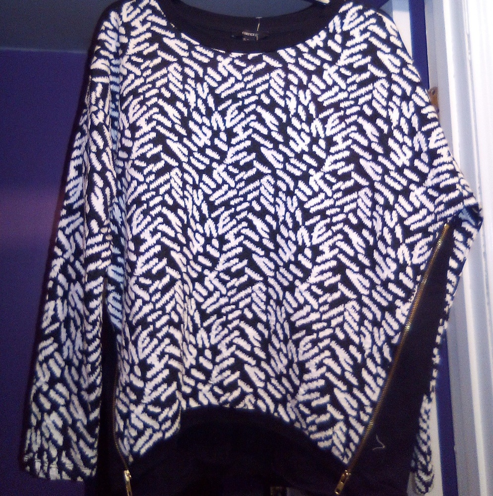 Black and White Sweater